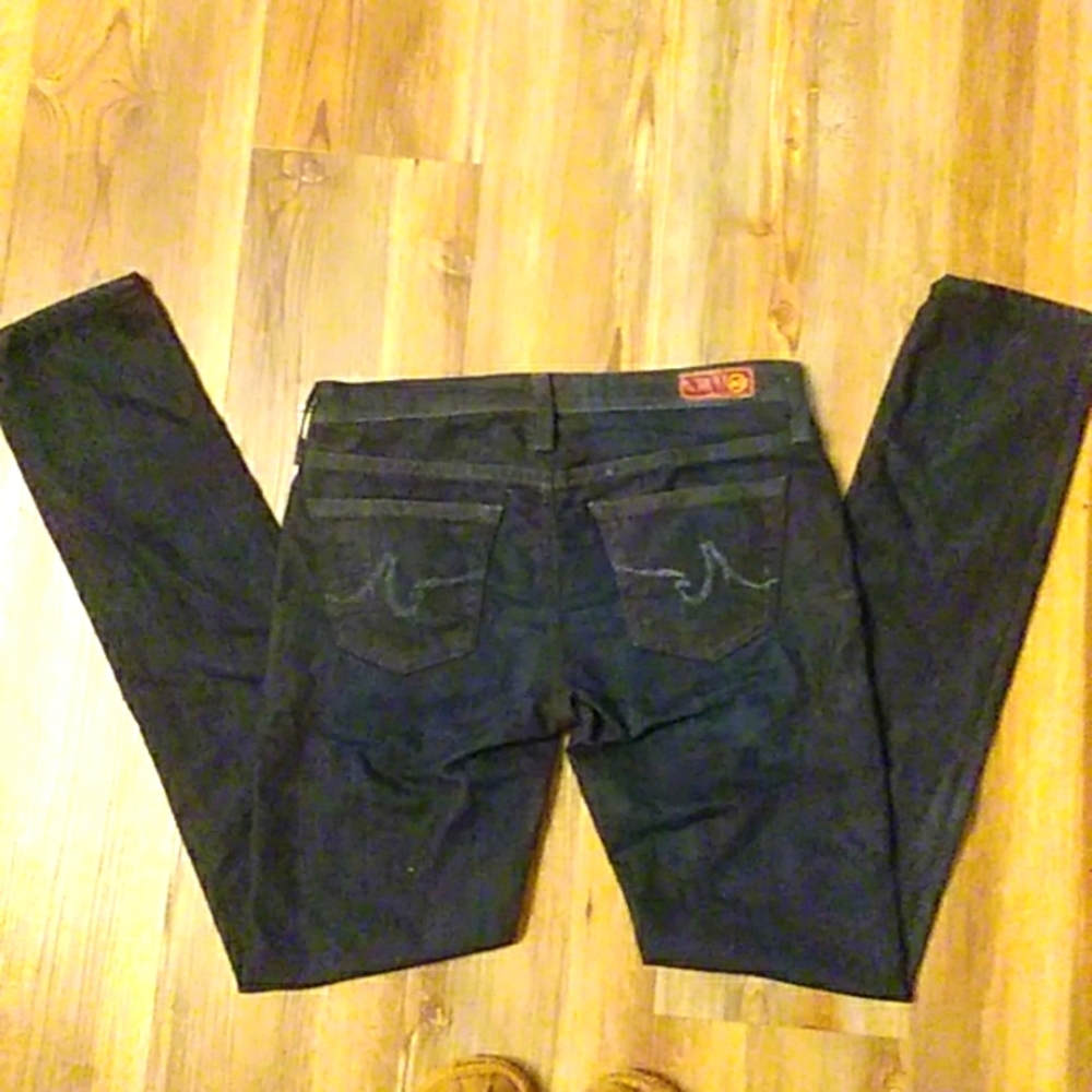 NWT AG ADRIANO GOLDSCHMIED the STILT SKINNY DARK WASH JEANS. SZ 26